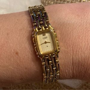 Vintage Citizens Quartz women’s gold tone watch